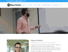 Tablet Screenshot of mceballos.com